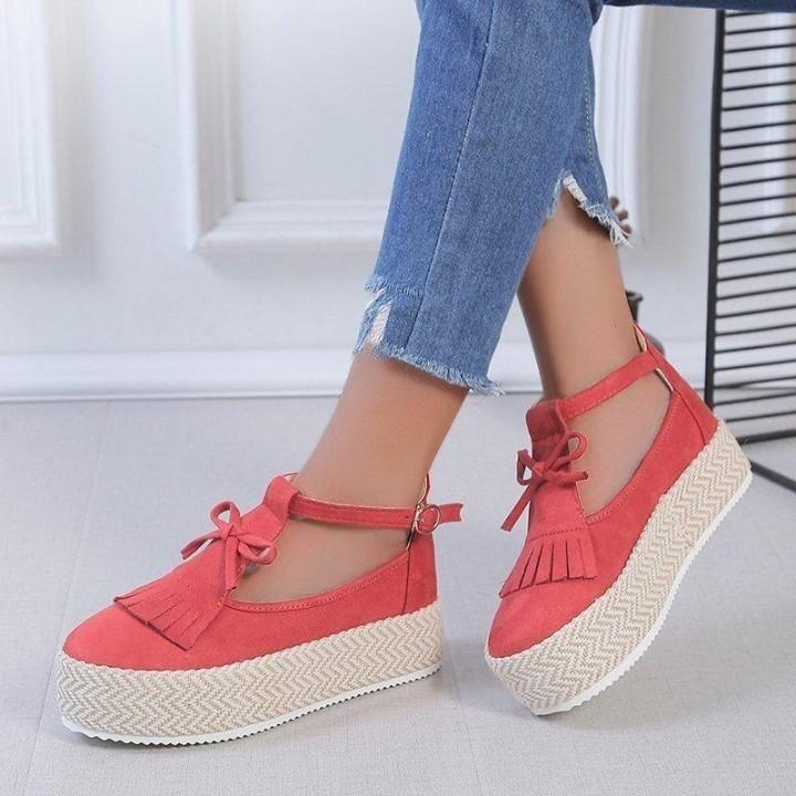 ⭕️ Summer Women Flat Loafer Shoes Ladies Slip On Platform Flat Shoes Female tassel Woman Fashion - Touchy Style .