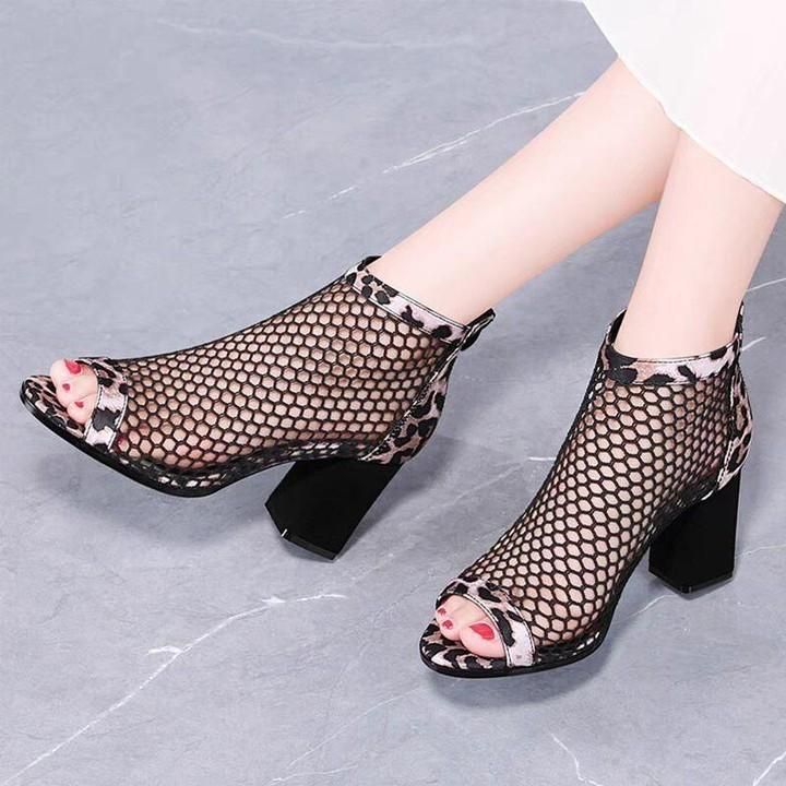 Women's Casual Shoes Chunky High Heels Sandal Ankle Boots -22 <br />
<br />
$31.99 <br />
<br />
htt - Touchy Style .