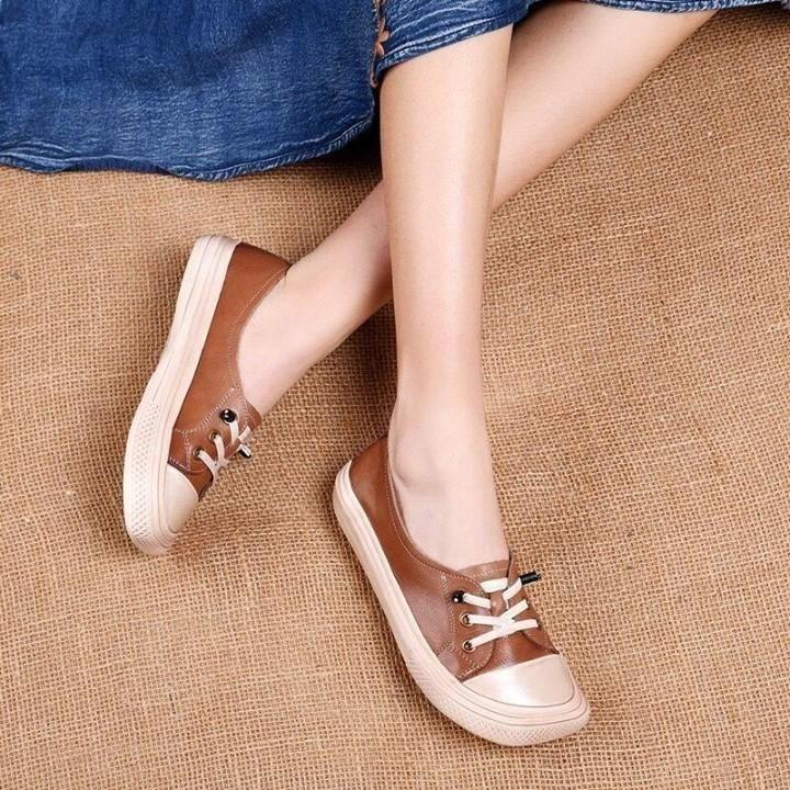 🔥 Women's Casual Shoes Genuine Leather Sandals Lace-Up Hollow 2021 Handmade Sneakers . | $66.99 < - Touchy Style .