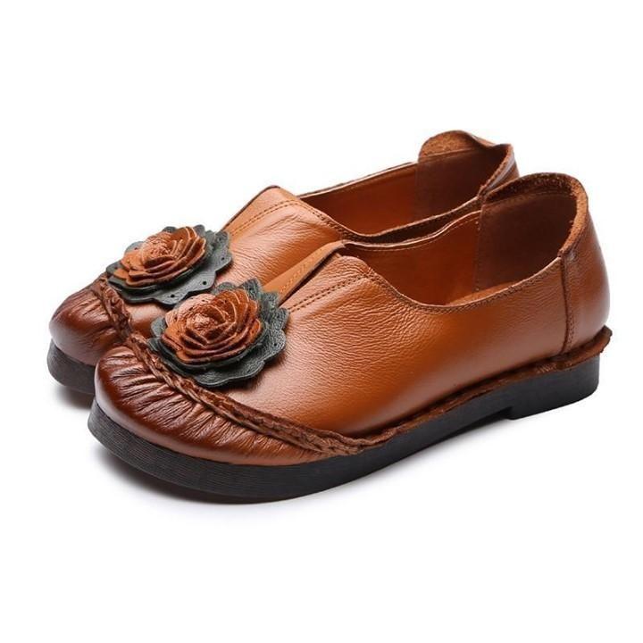 🔥 Women's Casual Shoes Leather Autumn Flower Handmade Flats . | $46.9 <br />
<br />
➡️ Shippi - Touchy Style .