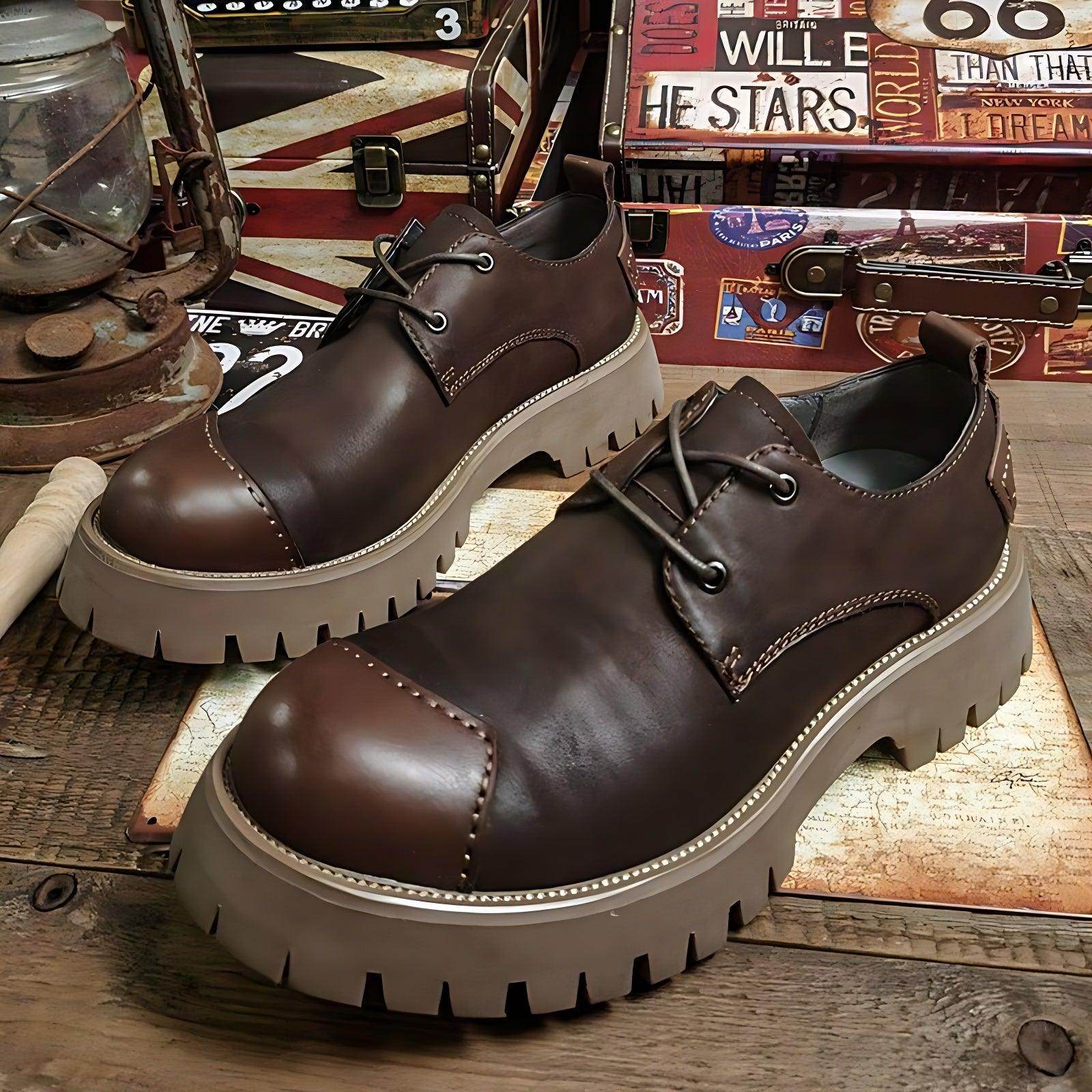 Men's Leather Shoes - Touchy Style