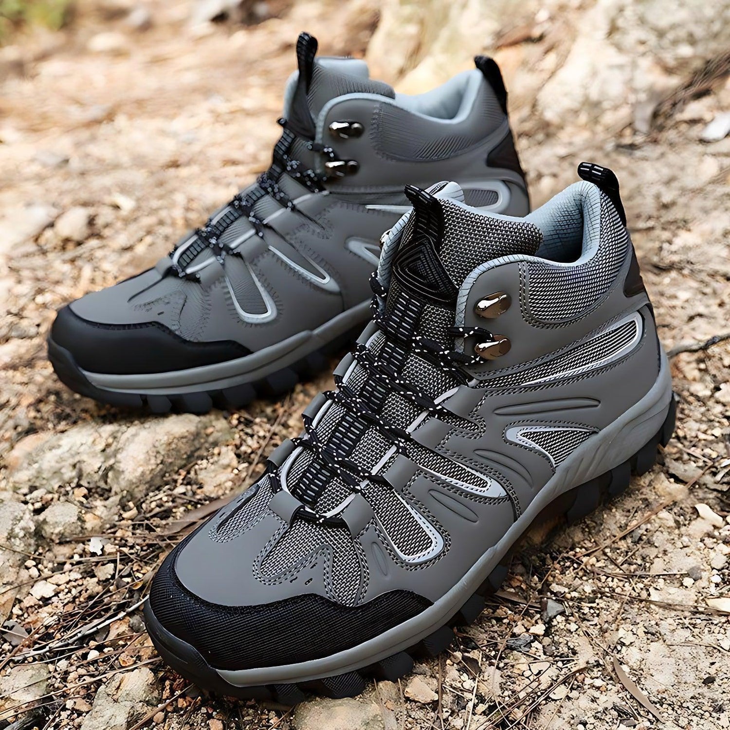 Boots For Hiking - Touchy Style .