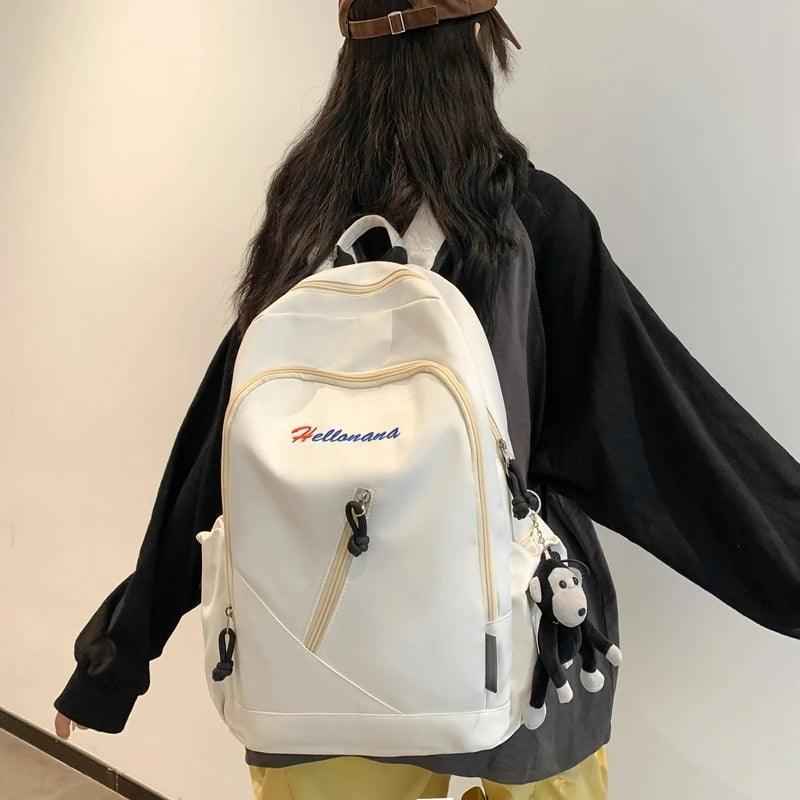 White Backpack