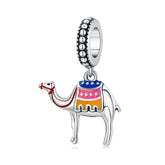 100% 925 Sterling Silver Ice-Cream Van Enamel Pendant Charm Jewelry WOS10 Without Chain - Touchy Style