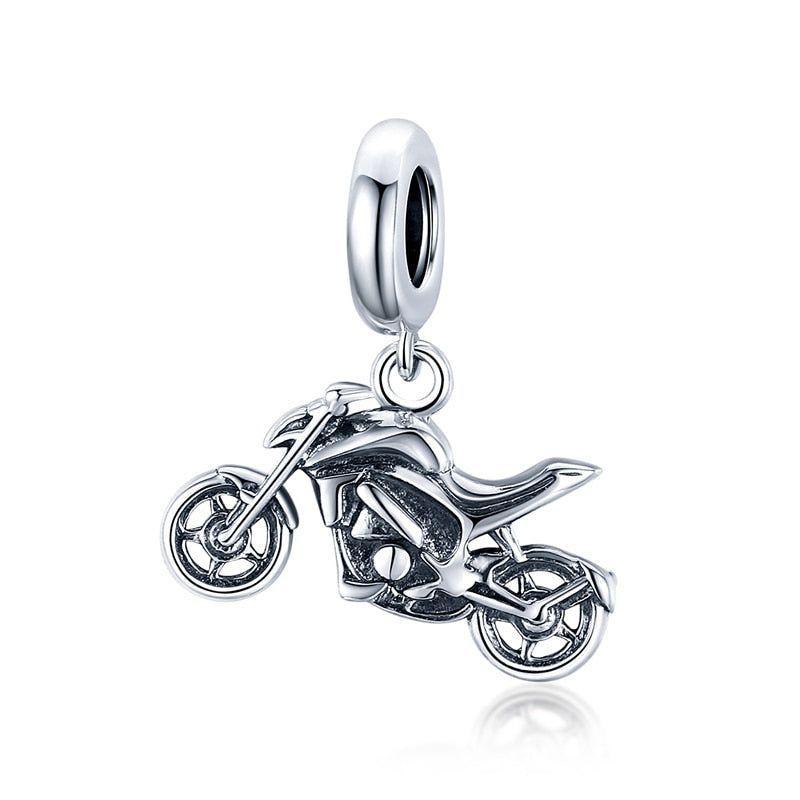 100% 925 Sterling Silver Ice-Cream Van Enamel Pendant Charm Jewelry WOS10 Without Chain - Touchy Style