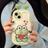 3D Ears Frog Cute Phone Cases - Wave Edge - For iPhone 15 Pro Max, 14, 13, 11, 12 - Touchy Style