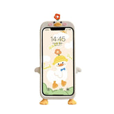 3D Flower Duck Cute Phone Cases For iPhone 15 14 13 12 11 Pro XS Max X XR 7 8 6S Plus SE - Touchy Style