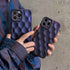 3D Purple Honeycomb Pattern - Cute Phone Cases for iPhone 15, 14, 13, 12, 11, Pro, Max, Mini, X, XS, XR - Touchy Style