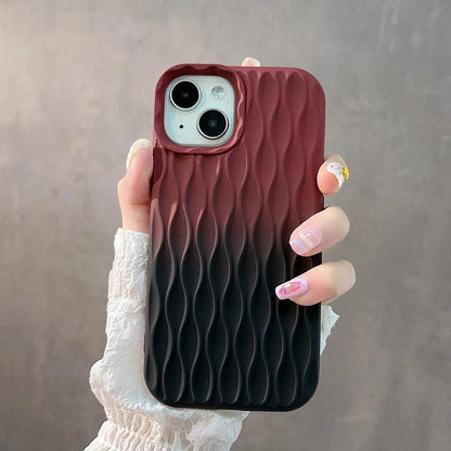 3D Water Ripple Stripe - Cute Phone Cases For iPhone 15, 14, 13, 12, 11 Pro Max - Touchy Style