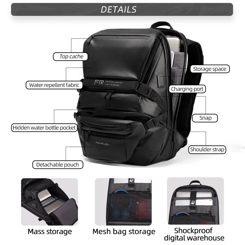 8021 - Cool Backpacks - Waterproof Detachable Laptop Bag - Touchy Style