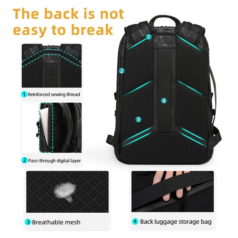 8021 - Cool Backpacks - Waterproof Detachable Laptop Bag - Touchy Style