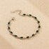 925 Sterling Silver Bracelet Charm Jewelry - Emerald Zircon - YH0503 - Touchy Style