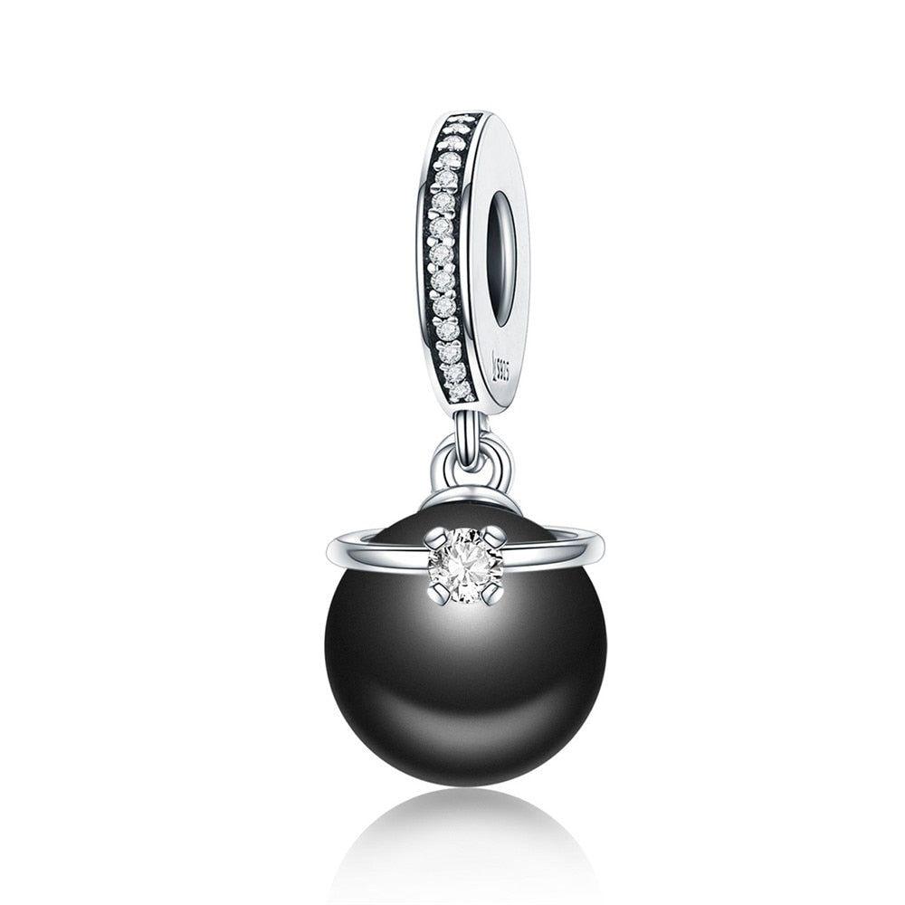 925 Sterling Silver Elegant Pearl Pendant Charm Jewelry Without Chain - Touchy Style