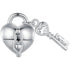 925 Sterling Silver Heart Book Shape Pendant Charm Jewelry Without Chain - Touchy Style