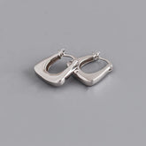 925 Sterling Silver Hoop Earrings Charm Jewelry - MD321 Design - Touchy Style