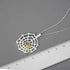 925 Sterling Silver Necklace Charm Jewelry - LFJE0208 Hunting Spider and Web Pendant - Touchy Style .