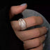 925 Sterling Silver Open Finger Ring Charm Jewelry - Multilayer Wide Lines - TSJ120 - Touchy Style