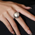 925 Sterling Silver Open Finger Ring Charm Jewelry - Polished Geometric Punk - TSJ82 - Touchy Style