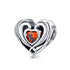 925 Sterling Silver Pendant Charm Jewelry Love Skeleton ECC1459 Without Chain - Touchy Style .