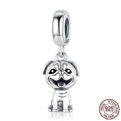 925 Sterling Silver Pendent Charm Jewelry Bako Dog SCC1320 - Touchy Style .