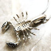 925 Sterling Silver Scorpion Link Chain Necklace: TJ116 Fashion Jewelry Charm - Touchy Style