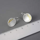 925 Sterling Silver Small Bamboo Leaves Dangle Earrings: Charm Jewelry (LFJB0267) - Touchy Style .