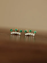 925 Sterling Silver Stud Earrings Charm Jewelry - Small Crown Shape - Xm350 - Touchy Style