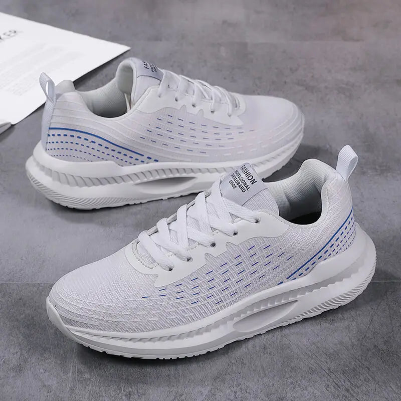 Walking White Breathable Sneakers Women&