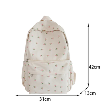 TSB64 Cool Backpacks - Cute Casual Floral Prints - School, College Bags For Women