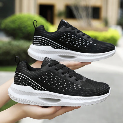 Walking White Breathable Sneakers Women&