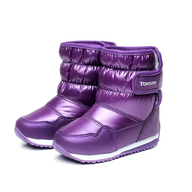 MS8047 Children Casual Shoes - Candy Colors - Plush Lining Boots