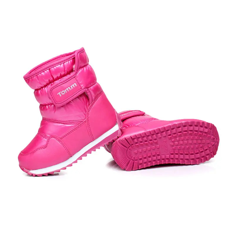 MS8047 Children Casual Shoes - Candy Colors - Plush Lining Boots