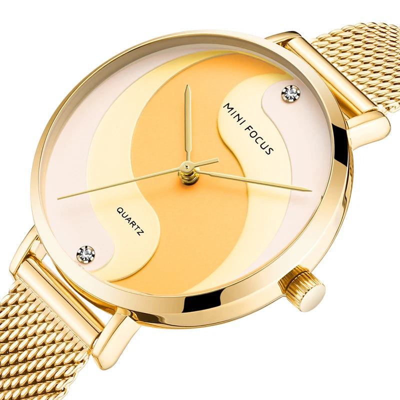 Women Watches Waterproof Top Luxury Fashion Casual Ladies Watch Quartz Stainless Steel TM0202