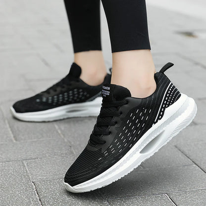 Walking White Breathable Sneakers Women&