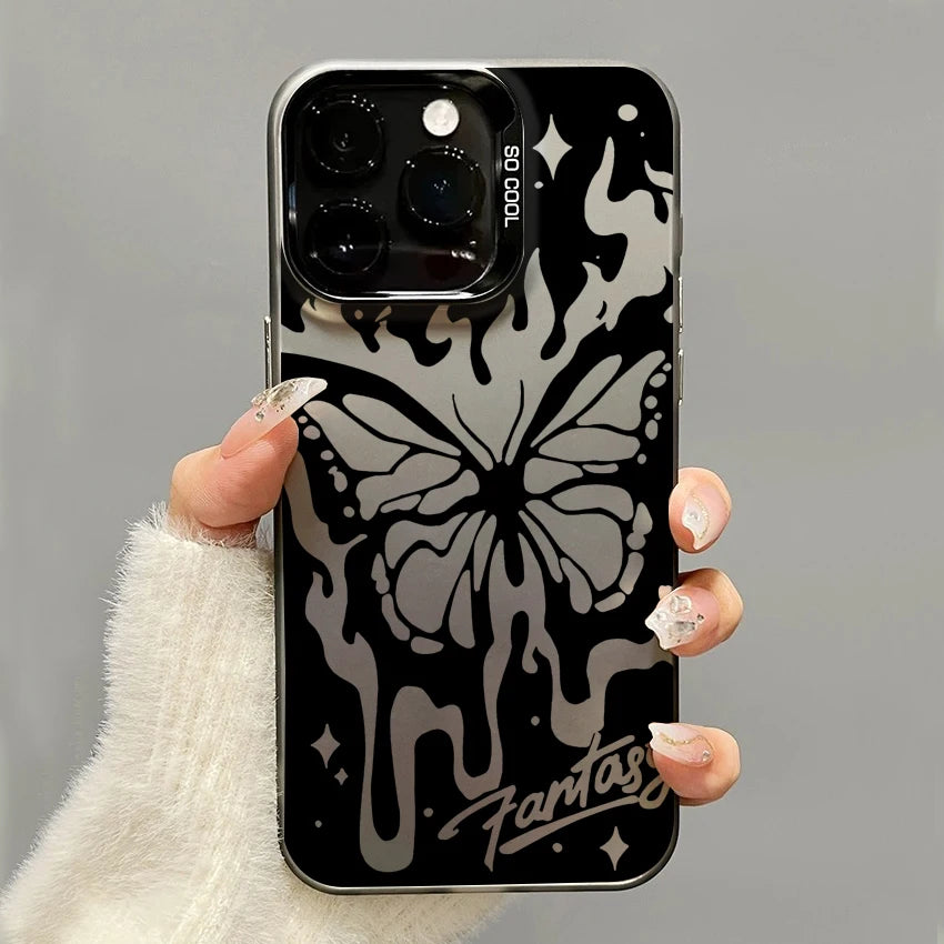 Cute Phone Cases For iPhone 15, 14, 13, 12, 11 Pro, and Beyond - Butterfly Bliss Cover - TSP396