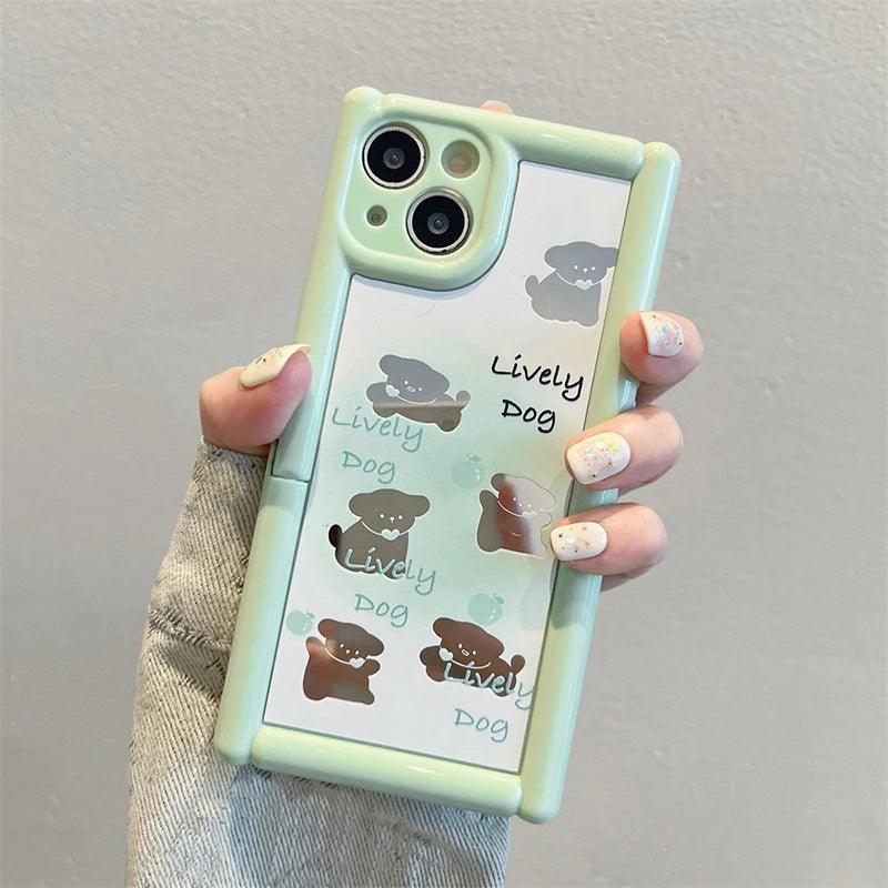 Cute Phone Cases For iPhone 15 Pro Max, 14, 13, 12, and 11 - Cute Rabbit Lively Dog - TSP281