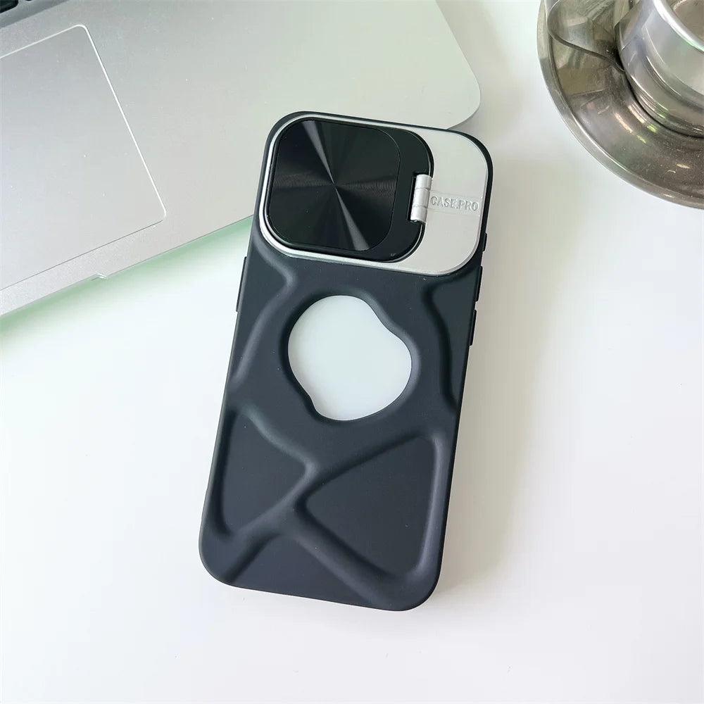 Cute Phone Cases for iPhone 11, 12, 13, 14, 15, 16 Pro Max, Plus - Fashion Logo Hole - Silicone Cover - TSP248