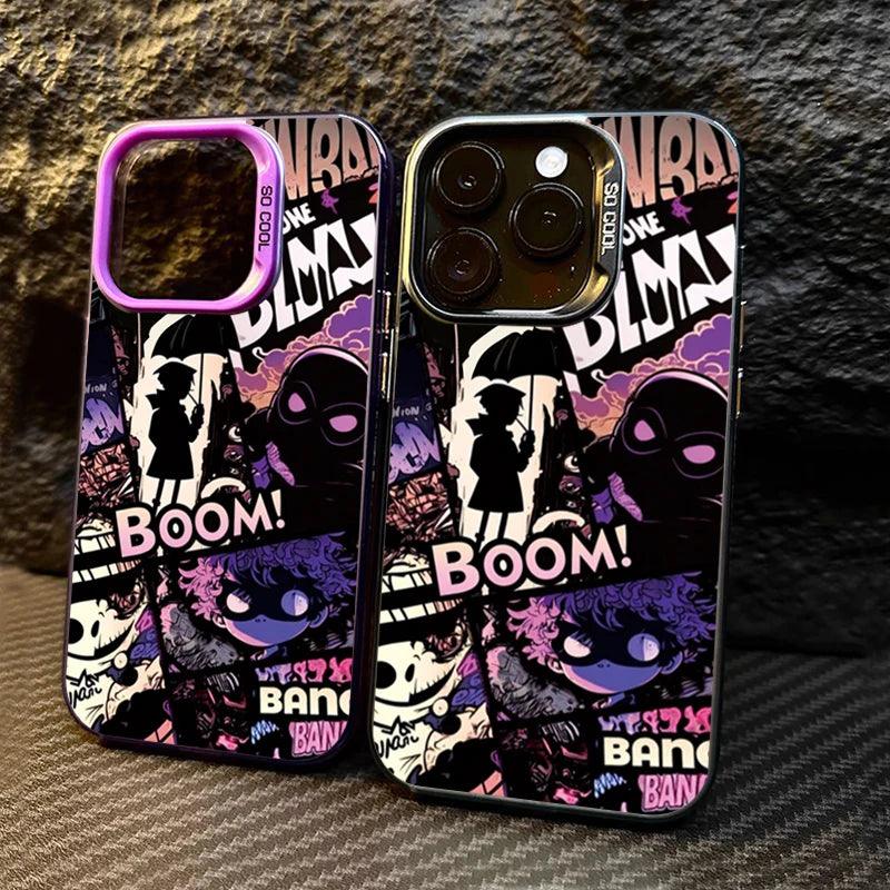 Cute Phone Cases For iPhone 11, 12, 13, 14, 15, Pro, Max, Mini, 7, 8, Plus, SE, XR, X, and XS - Comics Shockproof Cover - TSP245