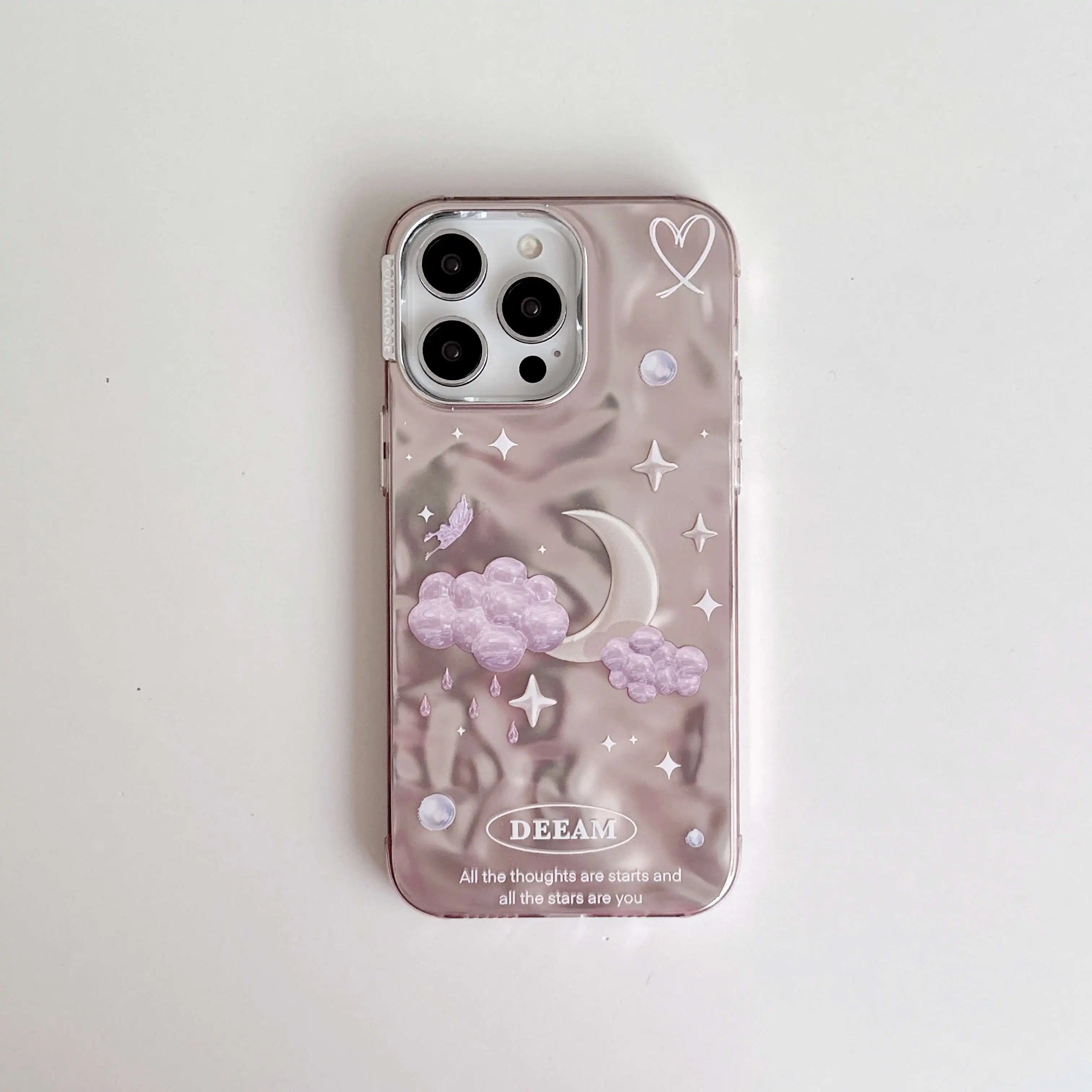 Cute Phone Cases For iPhone 11, 12, 13, 14 Pro Max, and 15 - Dreamy Stars and Clouds - TSP56