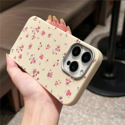 Cute Phone Cases For iPhone 16 Pro Max, 16 Plus, 15, 14, 13, 12, 11, XS, XR, X, 8, 7, or SE 2022 - Matte Litchi Leather Cover - TSP517