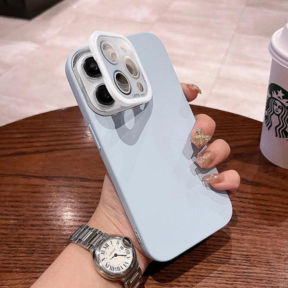 Matte Hard PC Lens Glass Full Protection Cute Phone Case for iPhone 12, 13, 14 Pro Max Cover