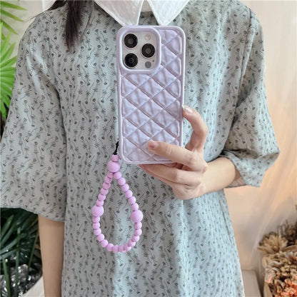 Cute Phone Cases: Stylish Rhombus Bracelet for iPhone 15 Pro Max/14/13/12/11 - TSP305