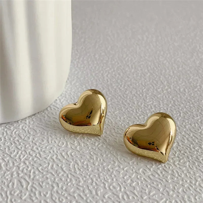 Stud Earrings Charm Jewelry - Asymmetric Heart Fashion - A6610