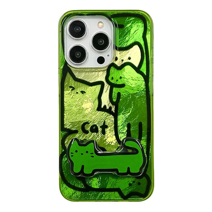 Cute Phone Cases for iPhone 15, 14, 13, and 12 Pro Max - Funny Line Drawing - Holder Stand - TSP220