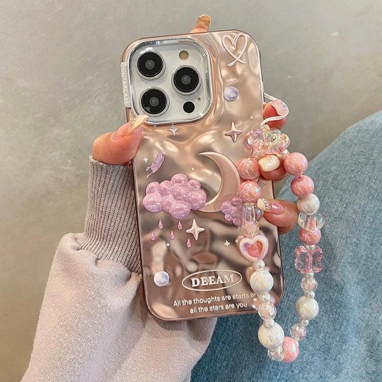 Cute Phone Cases For iPhone 11, 12, 13, 14 Pro Max, and 15 - Dreamy Stars and Clouds - TSP56