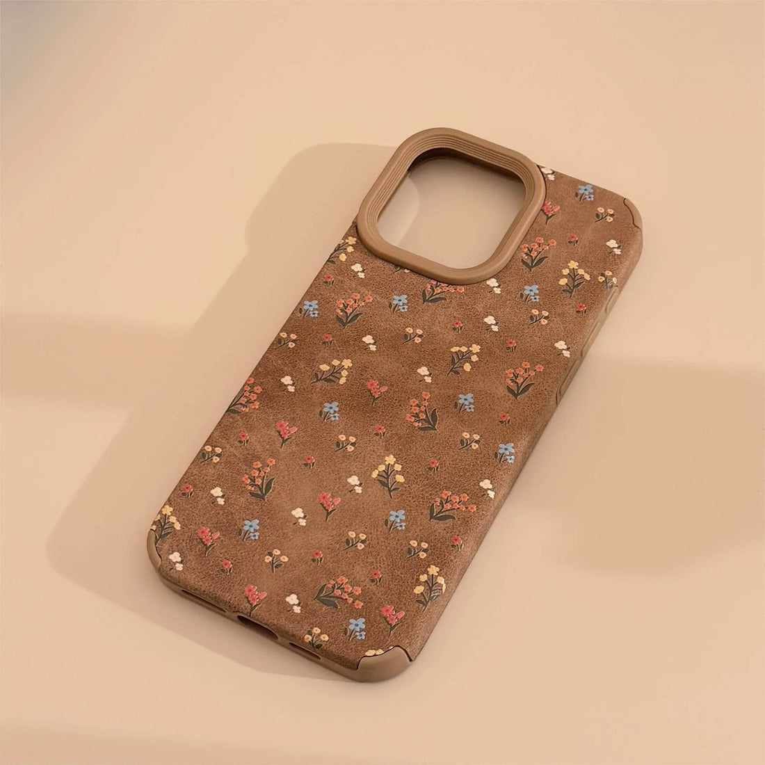 Cute Phone Cases For iPhone 16, 15, 14, 13 Pro Max - Creative Little Flower Pints Back Cover - PC7511