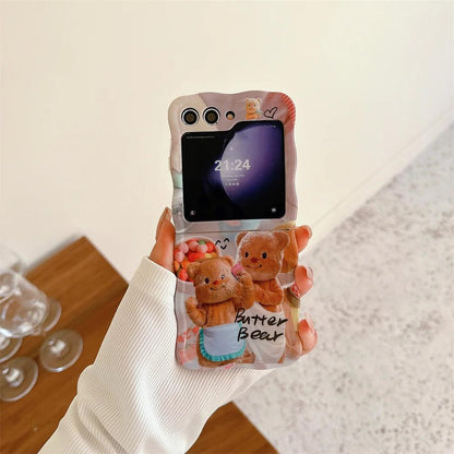 TSP75 Cute Phone Cases For Galaxy Z Flip 3, Z Flip 4, and Z Flip 5G - Cartoon Cover