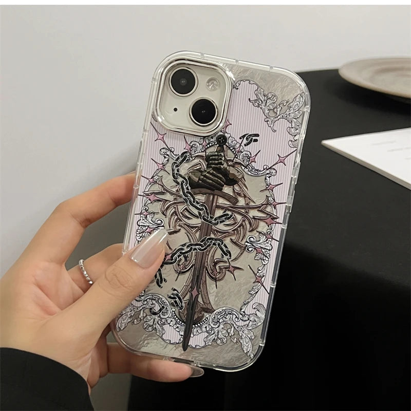 Cute Phone Cases for iPhone 15, 14, or 13 Pro Max - Middle Ages War Creative Cover - TSP469