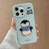 Cute Phone Cases For iPhone 12, 13, 14, 15, 16 Pro Max, 16 Plus - Cartoon Penguin Bear - Soft TPU Cover - PC1010 - Touchy Style