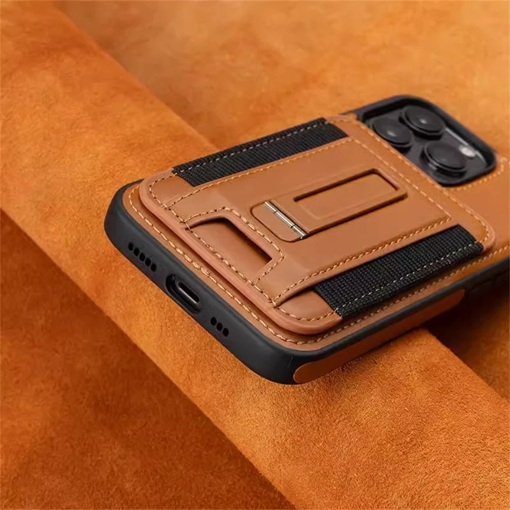 Cute Phone Cases For iPhone 16, 15, 14 Plus, and 13 Pro Max - Detachable Wallet - Hollow Logo Back Cover - TSP423